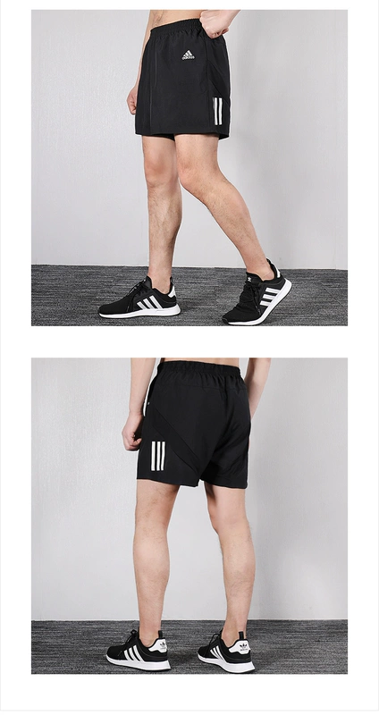 Adidas quần short nam 2020 mùa hè mới chạy đào tạo quần thể thao giản dị thoáng khí quần năm điểm - Quần thể thao