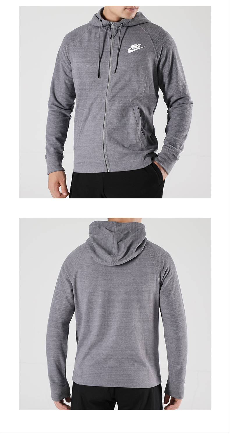 NIKE Nike Men 2018 Winter New Quần áo thể thao thông thường Áo trùm đầu thoáng khí AQ8392-010 áo khoác tập gym nữ