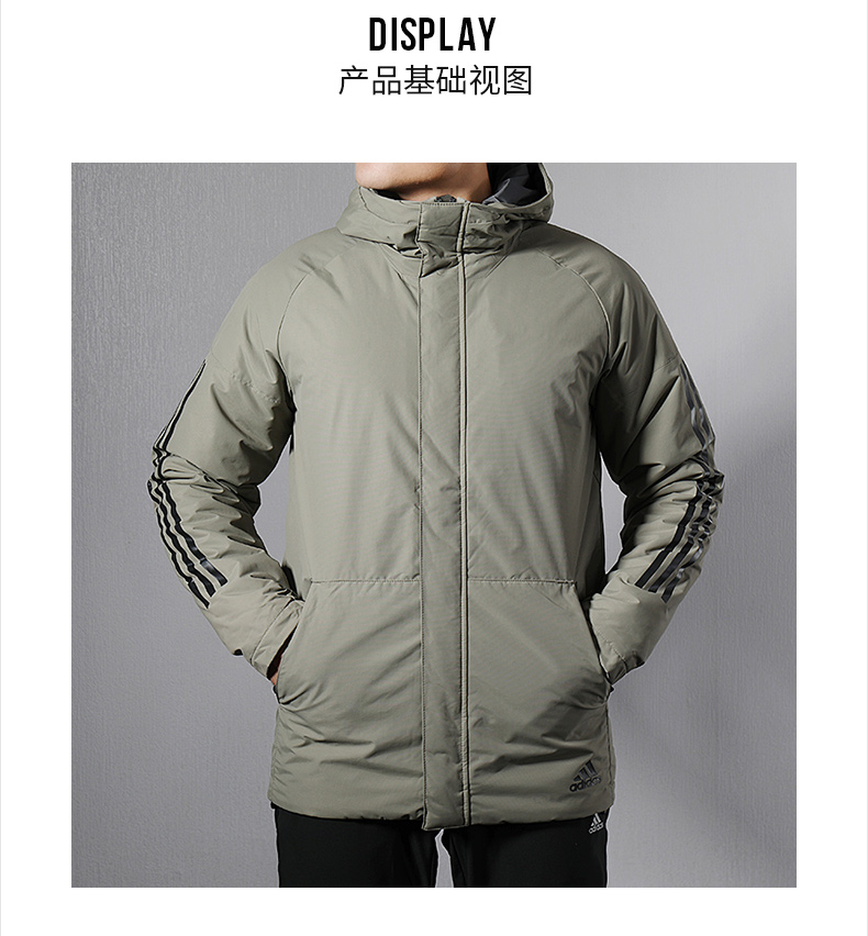 Adidas Adidas nam 2018 thu đông mùa đông mới diện áo khoác thể thao ấm áp áo khoác cotton chống gió YS áo khoác lining nữ