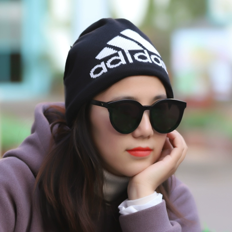 Mũ Adidas Adidas nam 2018 mùa đông mới mũ len thể thao mũ ấm DM8742