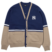 MLB Official Mens and Womens Clothing 2024 Autumn New Couple Sportswear Sweater Sweater Cardigan Jacket Jacket