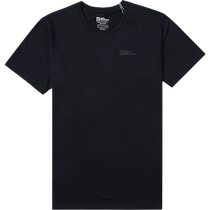 Wolf Claw outdoor quick-drying short-sleeved T-shirt mens summer new black loose sportswear round neck half-sleeved breathable top