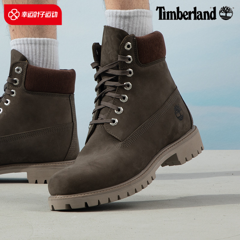 Add Berlan men's shoes 2023 Winter new sneakers outdoor casual shoes retro high help boots Martin boots A2J6J-Taobao
