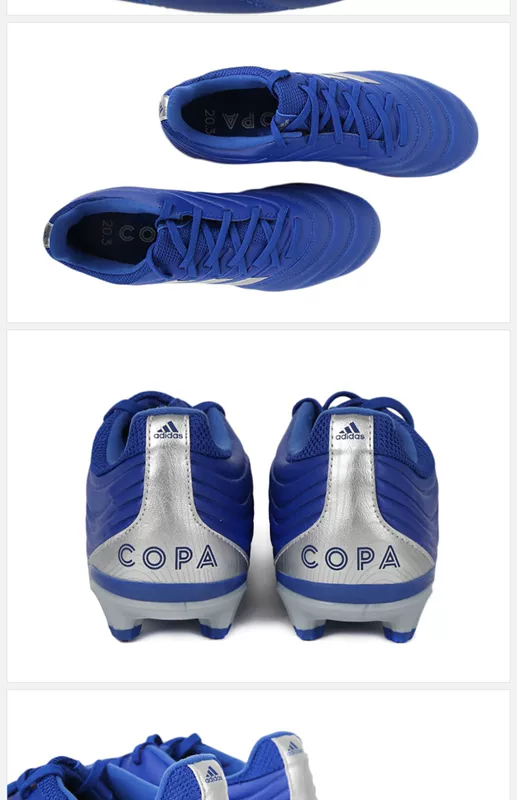 Giày nam Adidas mùa thu 2020 giày thể thao mới COPA 20.3 MG Giày bóng đá sân cỏ nhân tạo EH0908 - Giày bóng đá