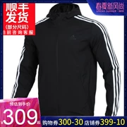 Adidas  nam 2019 xuân mới áo khoác thể thao trùm đầu giản dị DZ0052 - Áo khoác thể thao / áo khoác
