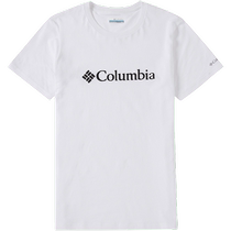 Columbia short-sleeved mens summer new pure cotton half-sleeved top running training sportswear breathable round neck T-shirt