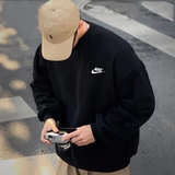 Nike, толстовка, осенний спортивный костюм для отдыха, круглый воротник