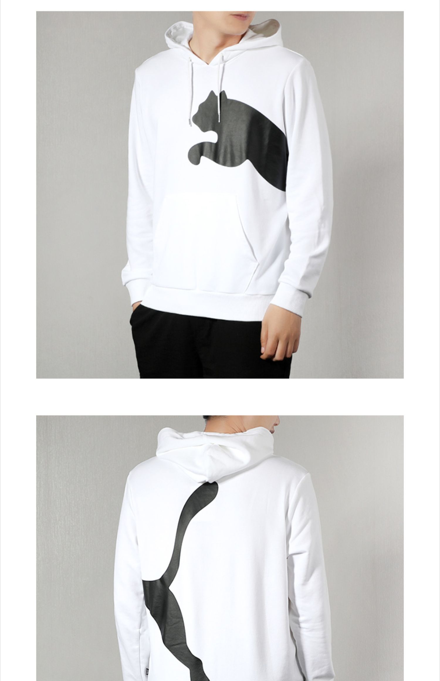 Áo len PUMA Hummer nam 2019 Thu mới Quần áo thể thao dài tay Áo thun giản dị 580566 - Thể thao lông cừu / jumper áo thun tay dài