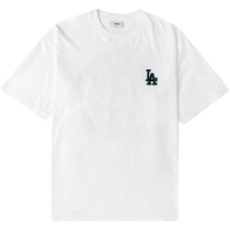 MLB Yu Shuxins same T-shirt womens 2024 summer new sportswear white mens short-sleeved tops T-shirt