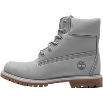 Timberland womens shoes 2024 spring new sports shoes retro gray Martin boots outdoor casual shoes high-top short boots