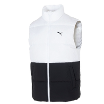 PUMA Mens Down Jacket Vest 2024 Winter New Outdoor Windproof Vest Cotton Feather Warm Jacket