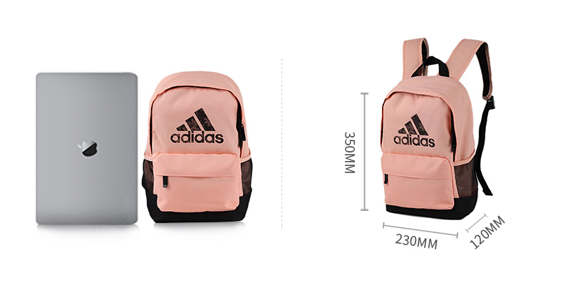 Adidas Ba lô Adidas Đen Canvas Túi thể thao Túi đi học Túi máy tính Túi du lịch Túi đeo chéo - Ba lô ba lo nam