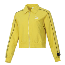 PUMA Puma sports suit womens autumn new woven jacket trousers windproof running jacket straight pants
