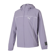 Puma sports suit womens autumn outdoor hooded windproof and water-repellent woven jacket jacket straight-leg pants two-piece set