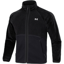 UA Under Armor sports suit mens velvet warm jacket coat running training pants leggings two-piece set
