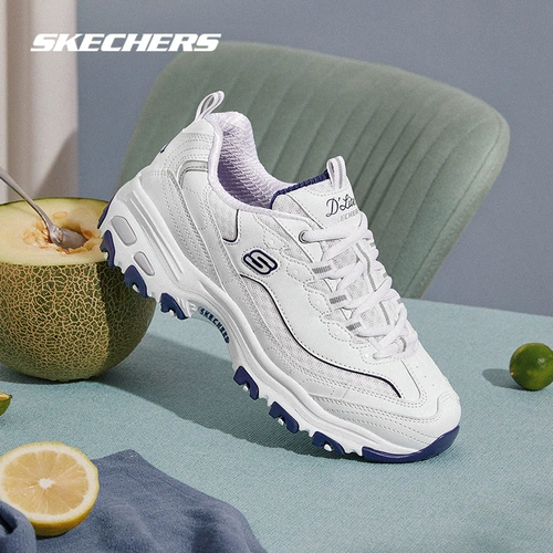 Skechers, летние туфли, дышащая повседневная обувь на платформе, спортивная обувь, официальный продукт