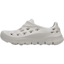 Skechers official flagship store mens shoes new sports slippers breathable hole shoes cushioning beach shoes lightweight sandals
