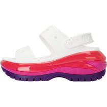 Crocs Crocs classic light wheel sandals womens shoes summer new white thick-soled sneakers casual beach shoes