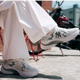 MLB Сетчатая дышащая белая обувь подходит для мужчин и женщин, летние туфли на платформе