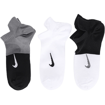 Nike womens socks and mens socks 2024 new breathable and comfortable socks three pairs of sports low-top shallow boat socks casual socks