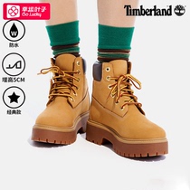 Timberland rhubarb boots summer new thick-soled waterproof high-top boots retro boots sneakers womens shoes that cant be beaten