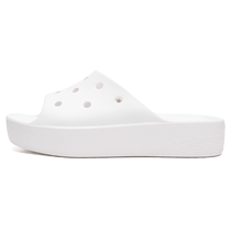 Crocs Crocs Classic Cloud Sandals Womens Summer New Sports Slippers White One-Side Beach Shoes