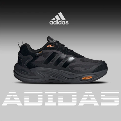 AdidasМужская обувь Adidas 2025, новая черная теплая легкая спортивная обувь, повседневная обувь, теплые ветровые кроссовки
