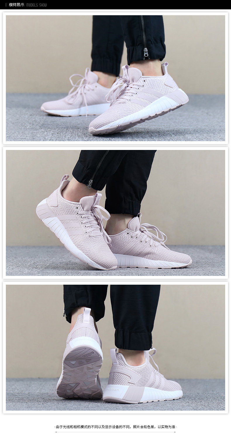 Giày thể thao nữ Adidas clover 2018 hè mới đệm nhẹ giày thông thường giày thể thao giày B41506 top giày sneaker nam