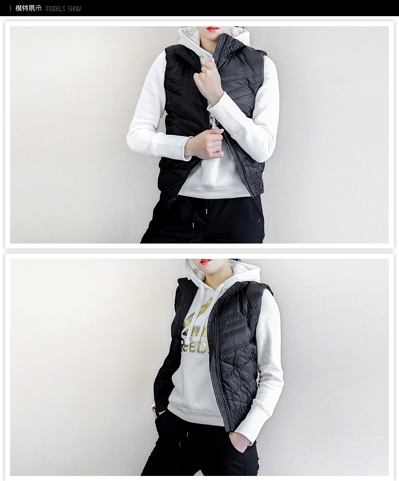 Áo khoác Nike NIKE nữ mùa đông ấm áp vest vest thể thao xuống vest 541415-011 áo khoác gymshark