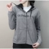 Adidas Adidas Womens 2018 Winter New NEO Sports Jacket Đan áo khoác trùm đầu CD2405 bo quan ao gio the thao Áo khoác thể thao / áo khoác