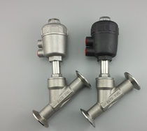 Plastic quick-installed pneumatic angle seat valve DN15 DN20 DN25DN32 DN40 DN50 DN65 DN80
