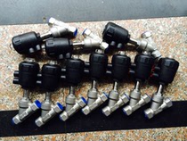 Stainless steel Pneumatic angle seat valve DN15 DN20 DN25 plastic threaded DN32 DN40 DN50 DN65