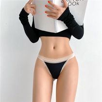 French lace modal underwear women antibacterial cotton crotch breathable sexy seamless low waist thin mesh breifs