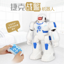 Lezhou Czech combat police intelligent robot Multi-functional remote control imputation early education Puzzle Toys Children Boy Gifts