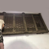 Dongyang wood carving Chinese solid wood flower grid antique doors and windows carved old classical ancient Windows homestay Ming and Qing grille