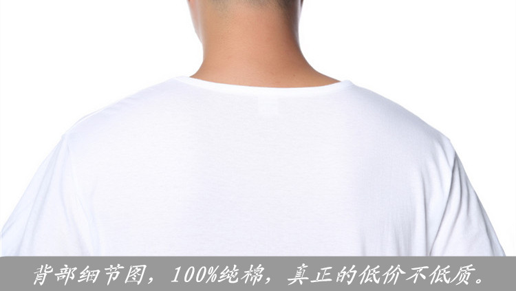 Mùa hè Nam Ngắn Tay Áo Vest Nam T-Shirt Nam Trung Niên của Nam Giới Tay Áo T-Shirt Tuổi của Nam Giới Vest Cotton Kích Thước Lớn