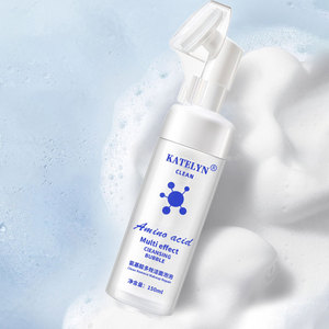 洁面慕斯氨基酸洗面奶带刷头深层清洁去黑头不假滑洗卸二合一