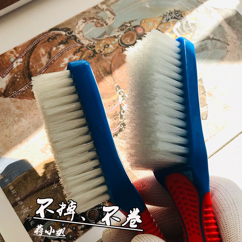 Niu year new DuPont silk text playing nano-brushed hard hair ultra hard not dropping Mao Kong Bodhi walnut brush