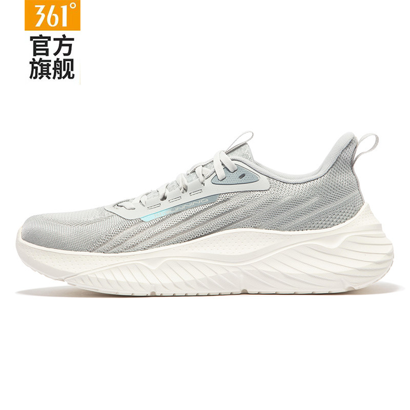 361男鞋运动鞋男2025夏季新款透气网面跑步鞋轻便软底减震休闲鞋