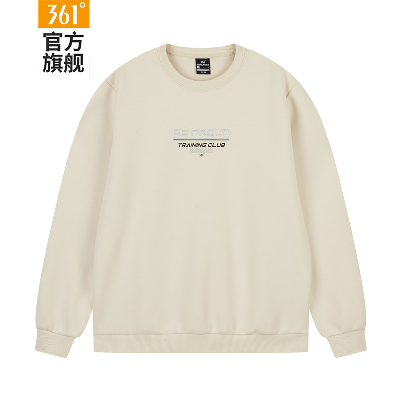 361运动服男装2025春季新款宽松套头卫衣长袖圆领上衣舒适休闲