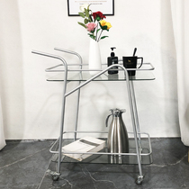 Creative trolley Mobile dining car Wine car European side several exhibition halls Beauty shop trolley Small apartment type tea cart