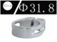 Серебряный велосипедный подседельный штырь, 31.8mm