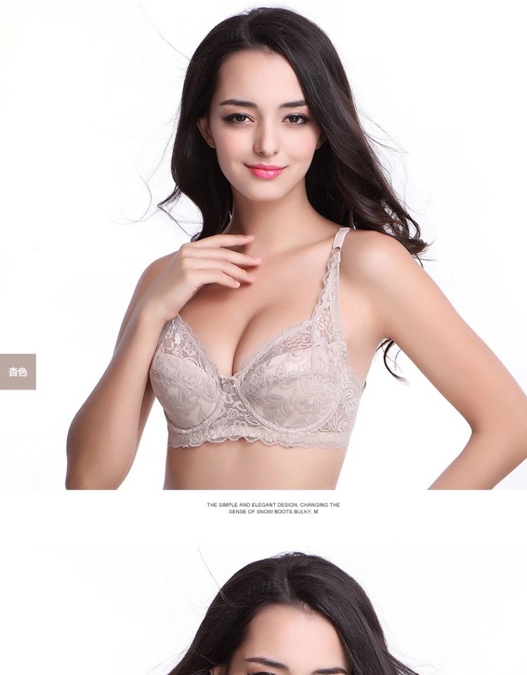 Mùa hè siêu mỏng mô hình cup áo ngực ren lady gợi cảm kích thước lớn không có đồ lót xốp tập hợp ngực lớn áo ngực nhỏ áo ngực cho con bú