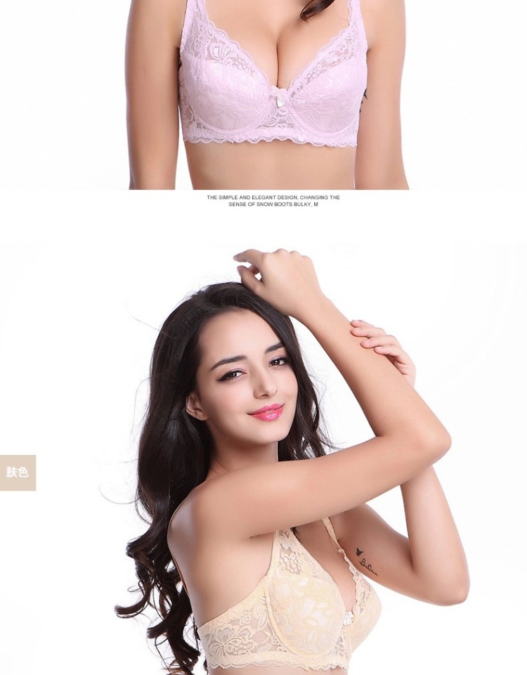 Mùa hè siêu mỏng mô hình cup áo ngực ren lady gợi cảm kích thước lớn không có đồ lót xốp tập hợp ngực lớn áo ngực nhỏ áo ngực cho con bú