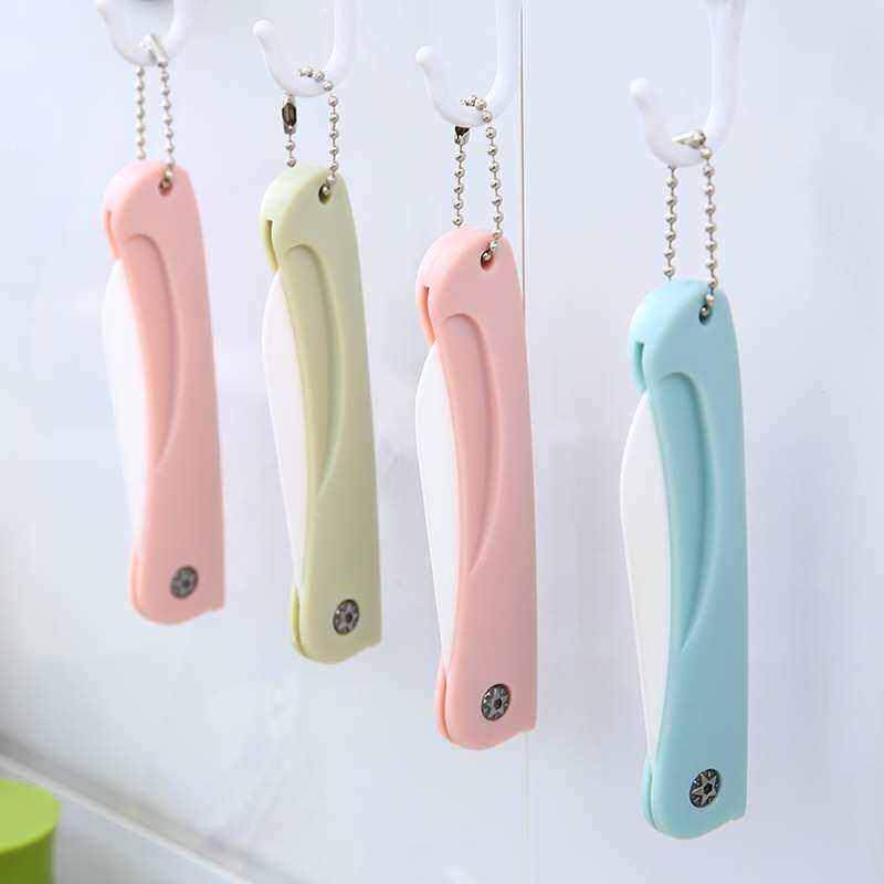 Glue knife cut water fruit knife secure portable home fold upper hand small mini melon and fruit knife paring knife