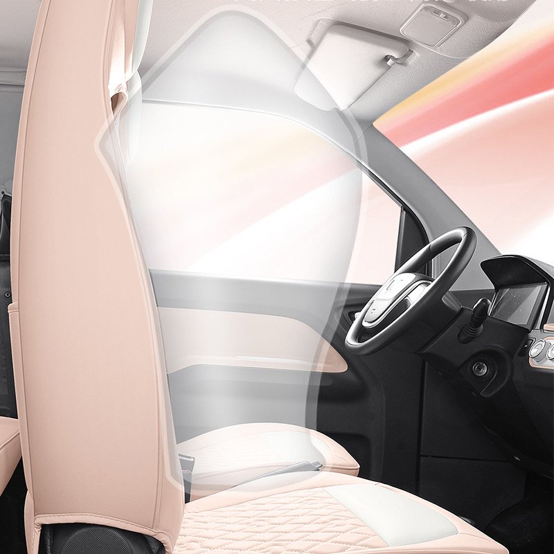 Wuling Hongguang Miniev Electric Vehicle Special Car Seat Cover Leather All-Inclusive Macaron Seat Cover Four-Season Cushion