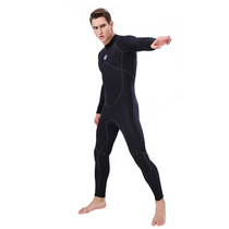 3mm one-piece wetsuit men thick cold warm stretch neoprene winter swimsuit wading wetsuit