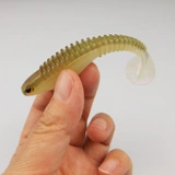 Ужасная приманка мягкая приманка Т-хвост тонкая талия легкая морская вода нести 100 мм7,5 г 6 Большой черный бас из черного ямы