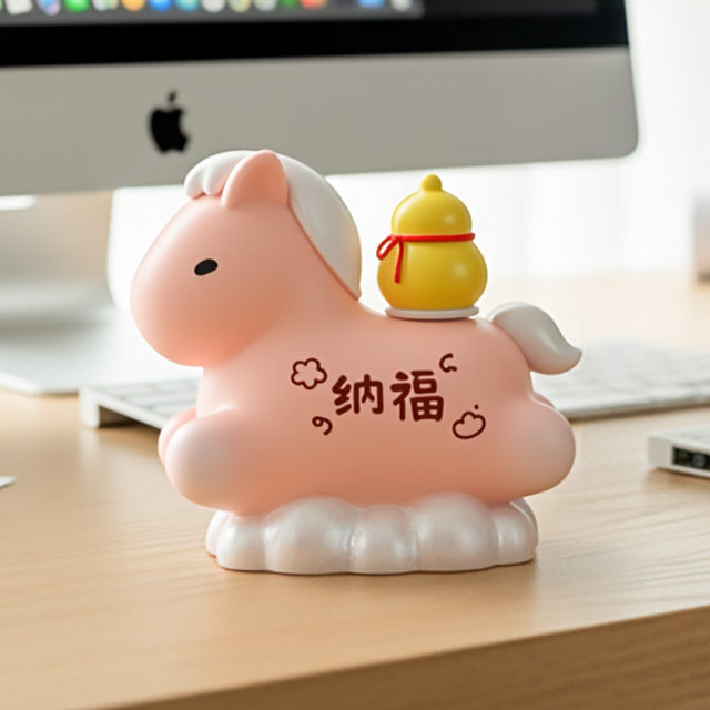 Everything Has a Blind Box Element, Trendy Toy Figurines, Zodiac Horse Year Lucky Charms, Handicrafts, Souvenirs, Small Ornaments, New Year Gifts