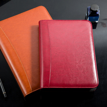 Loose-leaf business notebook creative multi-functional zipper account notepad notepad 48K Custom logo